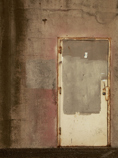 Door beneath Dumbarton Bridge