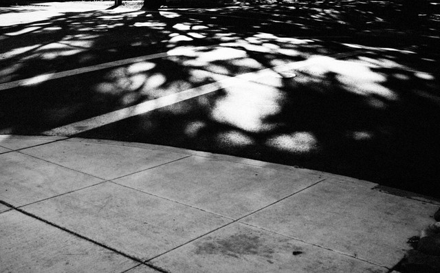 Sidewalk and Mottled Street